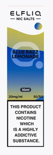 Blue Razz Lemonade ElfLiq Nic Salt E Liquid by Elf Bar