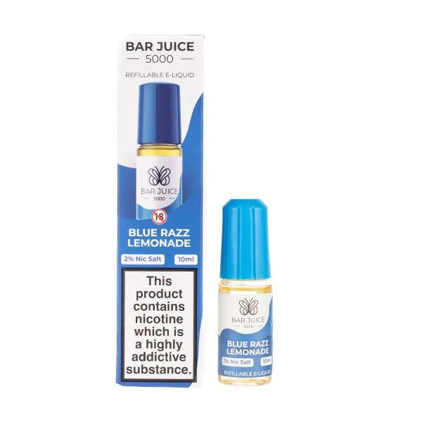 Blue Razz Lemonade Nic Salt E Liquid by Bar Juice 5000
