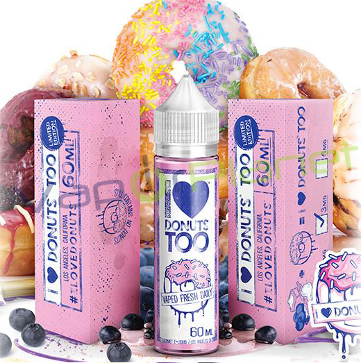 I Love Donuts Too E Liquid by Mad Hatter Juice