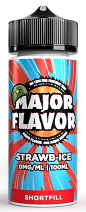 Strawberry Ice E Liquid by Major Flavor 100ml