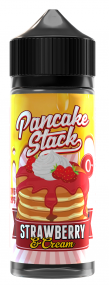 Strawberry & Cream E Liquid By Pancake Stack