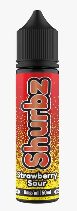 Strawberry Sour E Liquid by SHURBZ Short Fill 50ml
