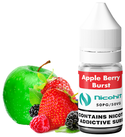 Apple Berry Burst E Liquid by Nicohit