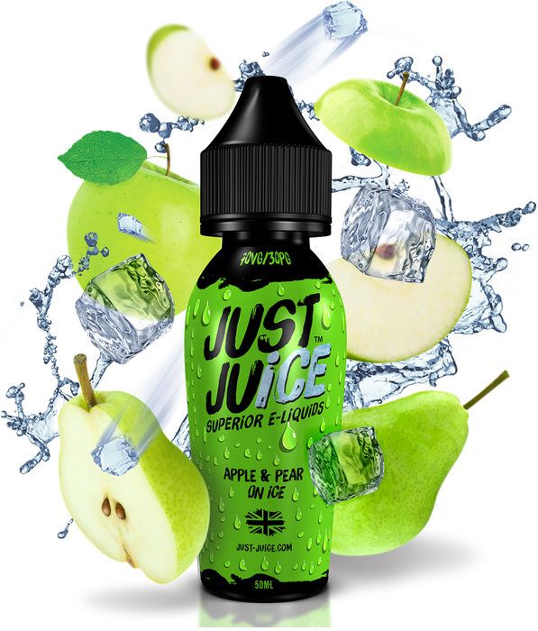 Apple & Pear on Ice E Liquid by Just Juice