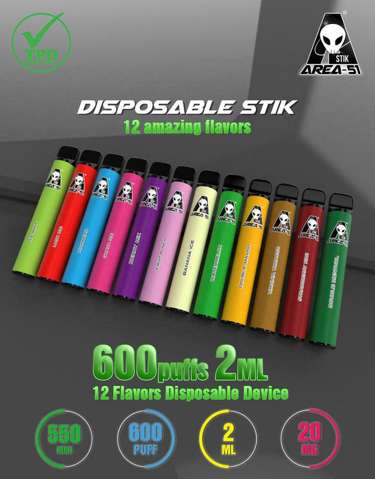 Area 51 Disposable Stik Pods £3.99