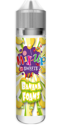 Banana Foams E Liquid By Mix Up Sweets