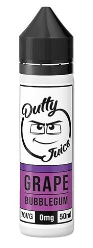 Grape bubblegum E Liquid by Dutty Juice