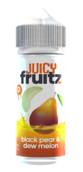 Black Pear & Dew Melon E Liquid by Juicy Fruitz