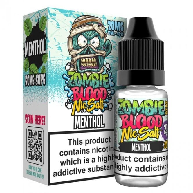 Blue Crystal Zombie Nic Salt E Liquid by Zombie Blood