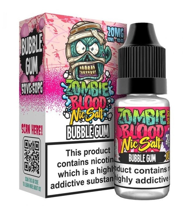Bubblegum Zombie Nic Salt E Liquid by Zombie Blood