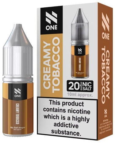 Creamy Tobacco Nic Salt E Liquid By N One