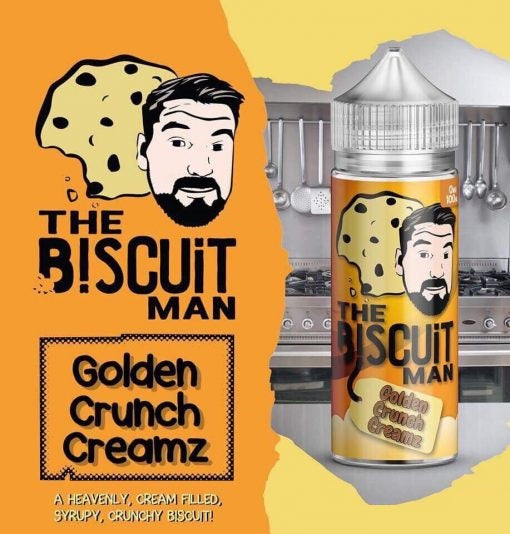 Golden Crunch Creamz E Liquid by The Biscuit Man