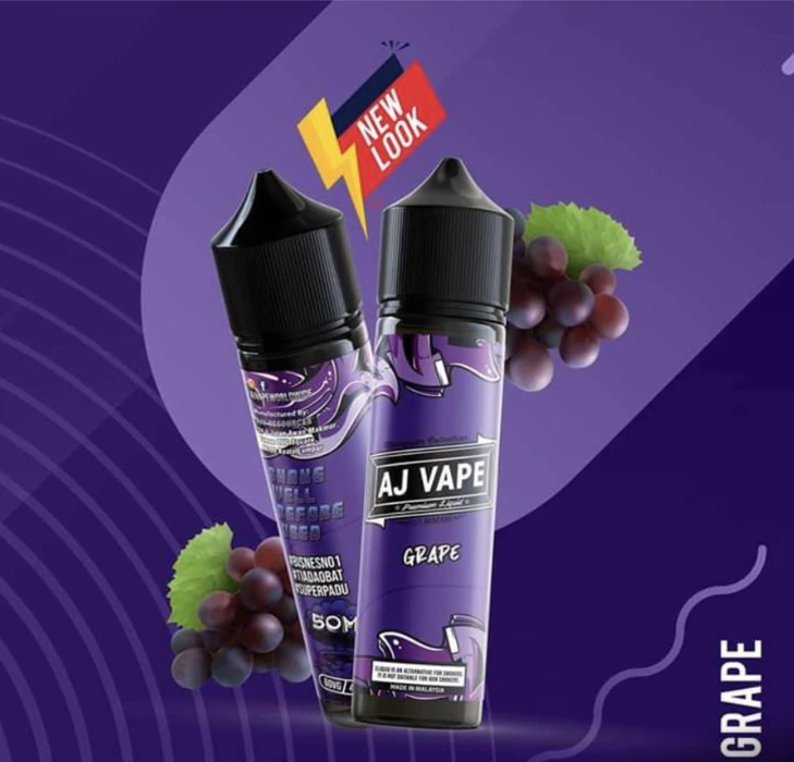 AJ Vape Grape E-Liquid Vape