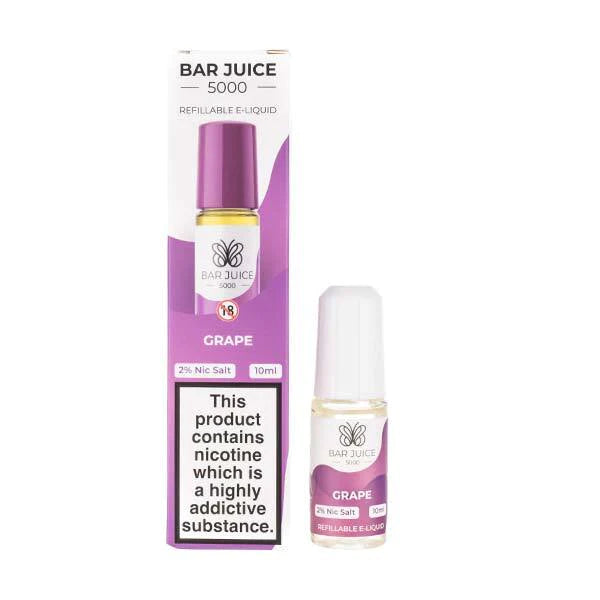 Grape Nic Salt E Liquid by Bar Juice 5000