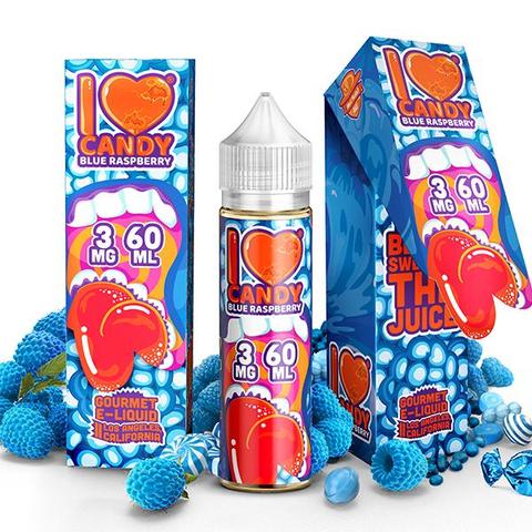 I Love Candy Blue Raspberry E Liquid by Mad Hatter Juice