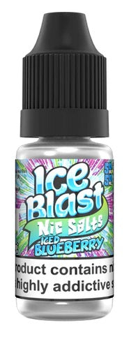 Iced Blueberry Nic Salts E Liquid by Ice Blast