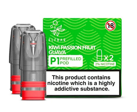 Kiwi Passion Fruit Guava Elf Bar Mate P1 Prefilled Pod