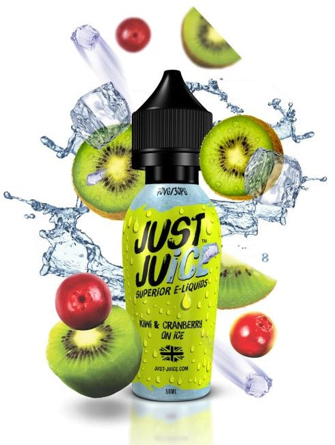 Kiwi & Cranberry On Ice E Liquid by Just Juice