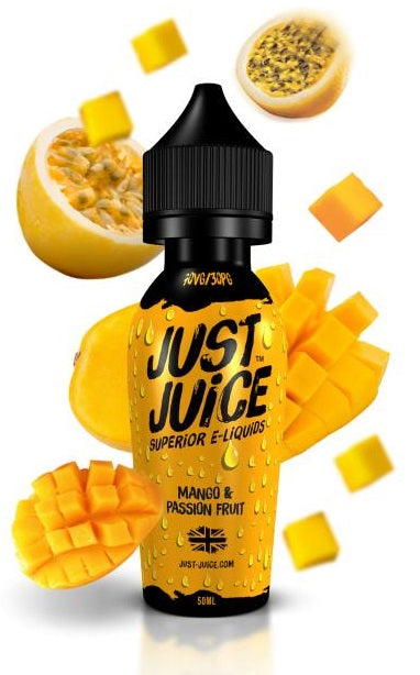 Mango & Passion Fruit E Liquid by Just Juice