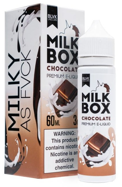 Milk box Chocolate E liquid By BLVK Unicorn