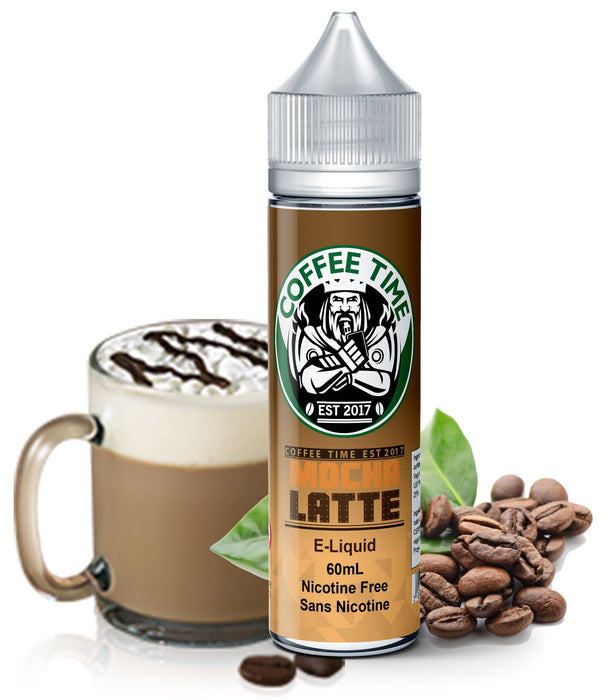 Mocha Latte E-Liquid by Coffee Time Fat Panda