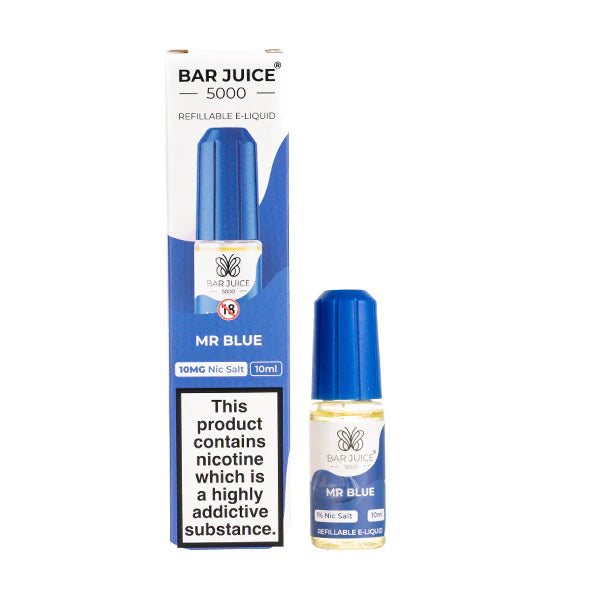 Mr Blue Nic Salt E Liquid by Bar Juice 5000