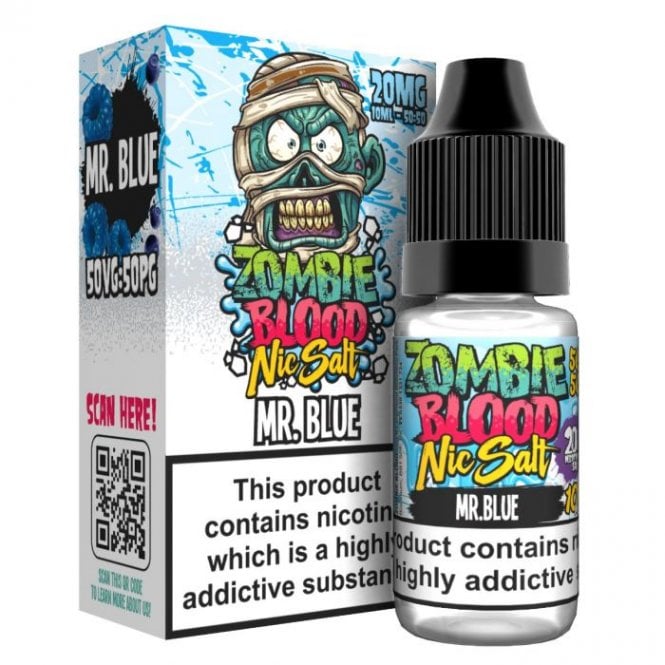 Mr Blue Zombie Nic Salt E Liquid by Zombie Blood