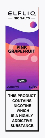 Pink Grapefruit ElfLiq Nic Salt E Liquid by Elf Bar