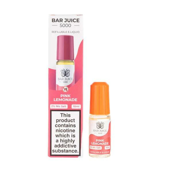 Pink Lemonade Nic Salt E Liquid by Bar Juice 5000