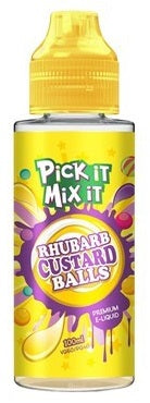 Rhubarb Custard Balls E Liquid by Pick It Mix It