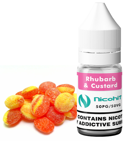 Rhubard & Custard E-Liquid by Nicohit