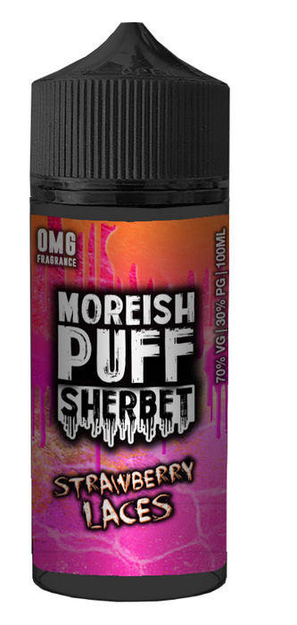 Strawberry Laces Sherbet E Liquid By Moreish Puff