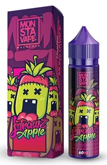 Strawz & Apple (With Mint) E Liquid By Monsta Vape