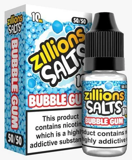 Bubble Gum Zillion Salts E Liquid by Zillions