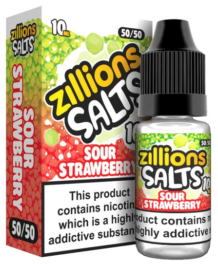 Sour Strawberry Zillion Salts E Liquid by Zillions