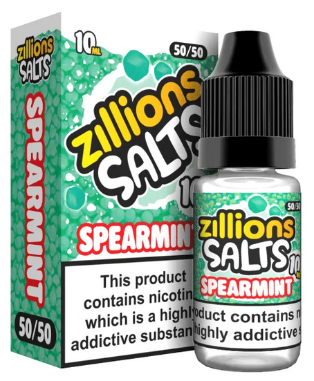 Spearmint Zillion Salts E Liquid by Zillions