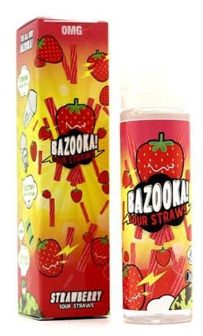 Strawberry Sour Straws by Bazooka