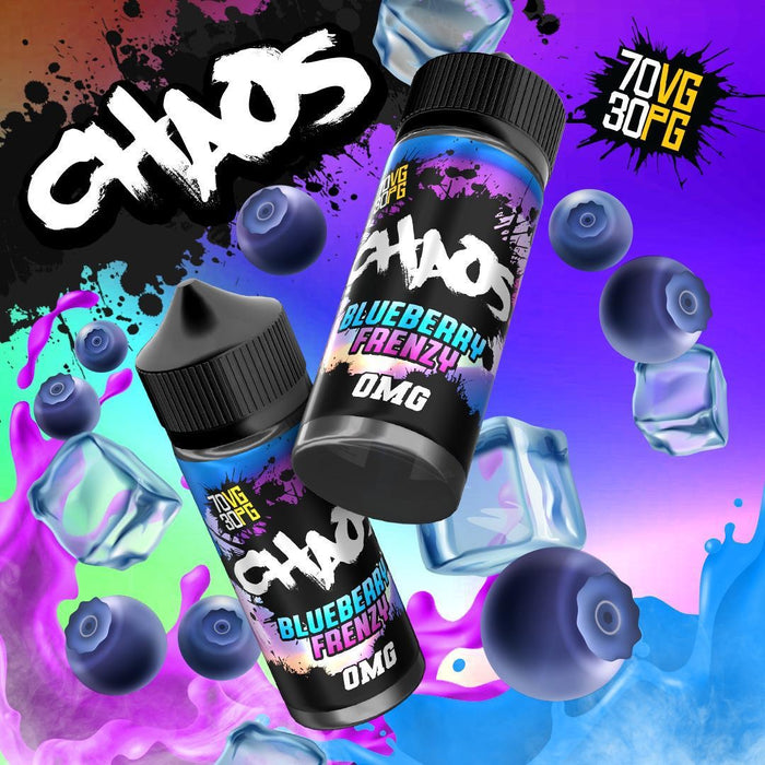 Chaos Blueberry Frenzy E Liquid By Chaos