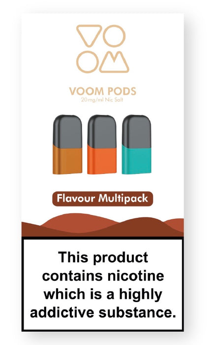 Flavour Multipack Voom Pod E Liquid Replacement