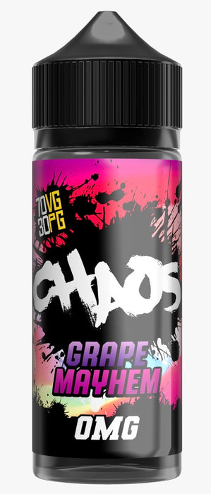 Chaos Grape Mayhem E Liquid By Chaos