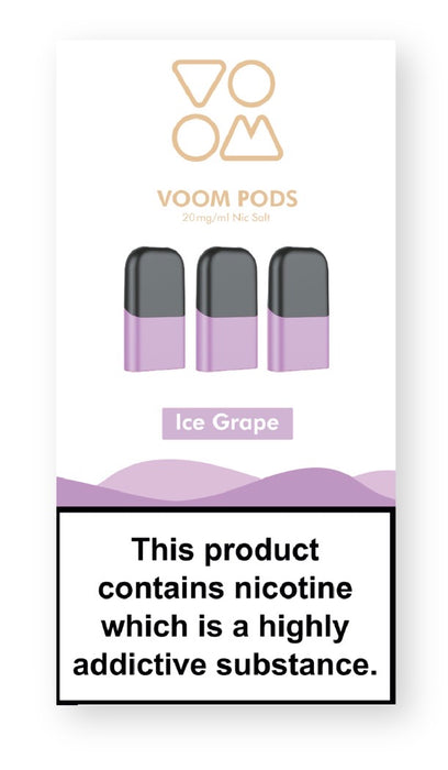 Ice Grape Voom Pod E Liquid Replacement