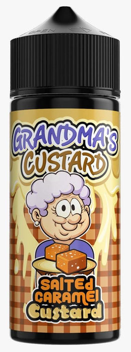 Salted Caramel Custard E Liquid by Grannies Custard