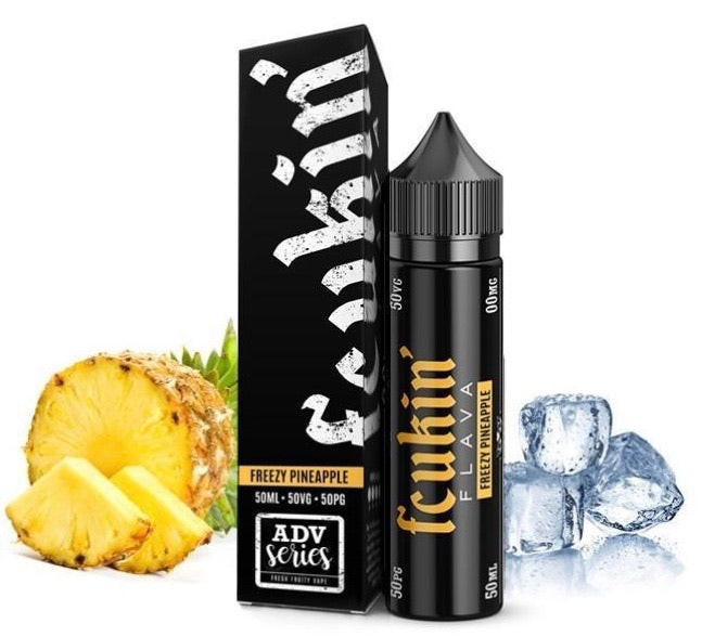 Fcukin Flava, Freezy Pineapple E-Liquid 50ml Short Fill