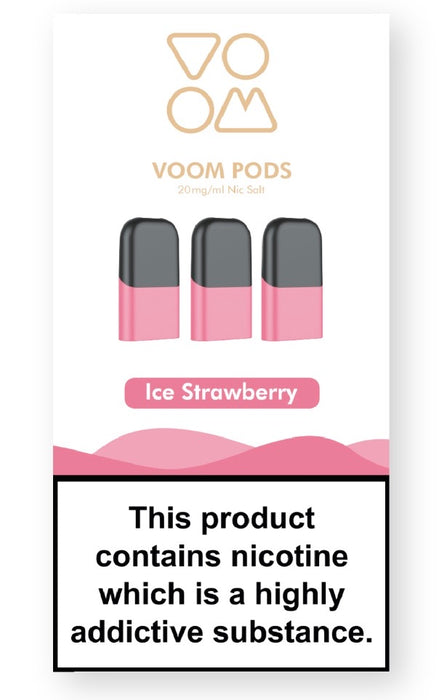 Ice Strawberry Voom Pod E Liquid Replacement