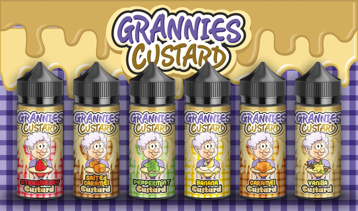 Caramel Custard E Liquid by Grannies Custard