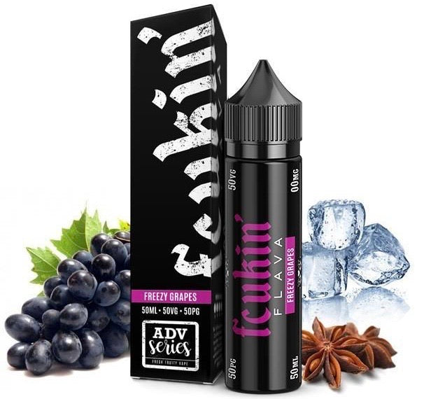 Fcukin Flava, Freezy Grapes E-Liquid 50ml Short Fill