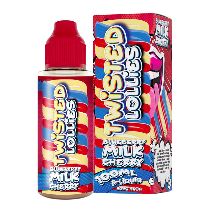 Blueberry Milk Cherry E Liquid by Twisted Lollies