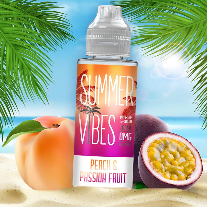 Peach Passion Fruit E Liquid by Summer Vibes