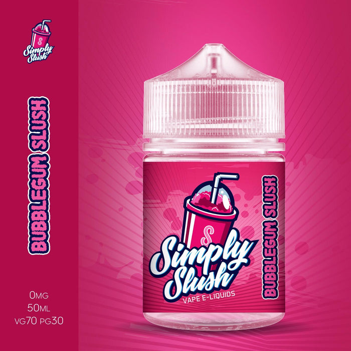 Bubblegum Slush E Liquid by Simply Slush 50ml Short Fill