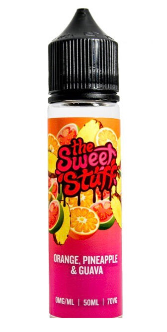 Orange, Pineapple & Guava E liquid by The Sweet Stuff